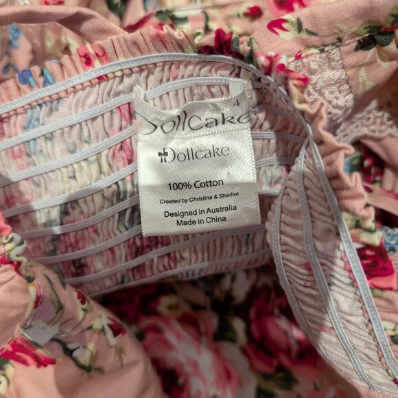 Dollcake Rose Rouge Romper 4T - Picture 3 of 4